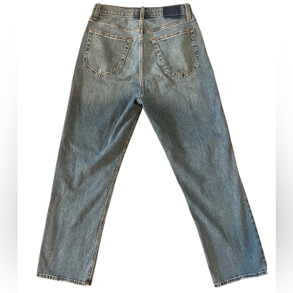 Abercrombie & Fitch The Ankle Straight Leg Jeans Ultra High Rise Size 28 - Picture 5 of 5